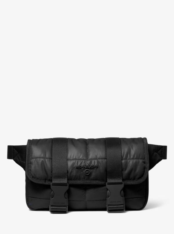 Panske Taška Na Opasok Michael Kors Brooklyn Quilted Recycled Polyester Sling Pack Čierne - Tasky Michael Kors Sleva | LFEDJ-2349